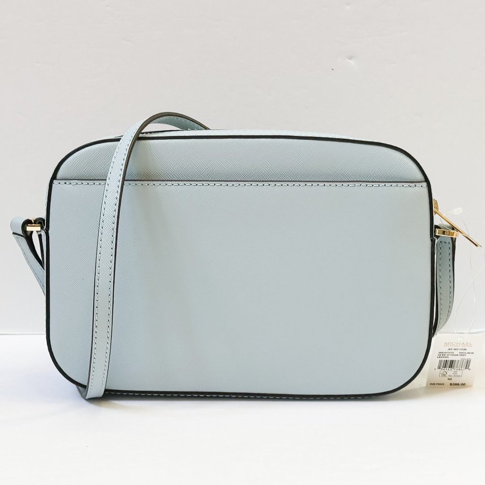 Michael Kors Jet Set Item East West Chain Crossbody Shoulder Bag Vista Blue - Picture 2 of 12